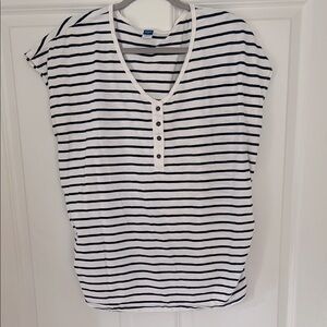 Maternity top- Old Navy, Size Large, Stripes